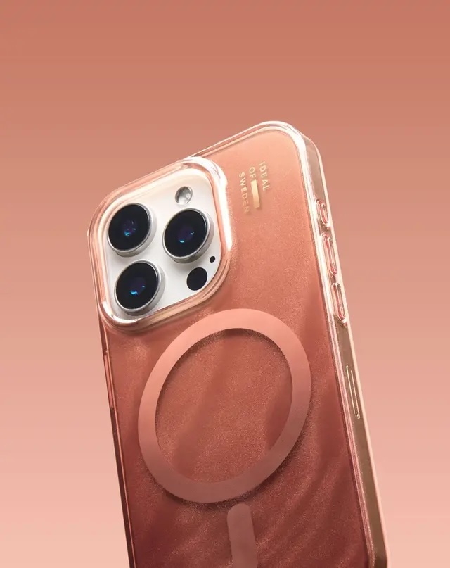 iDeal Fashion Clear Case MagSafe iPhone 16 Pro Mocha Mousse