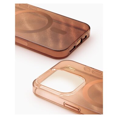 iDeal Fashion Clear Case MagSafe iPhone 16 Pro Mocha Mousse