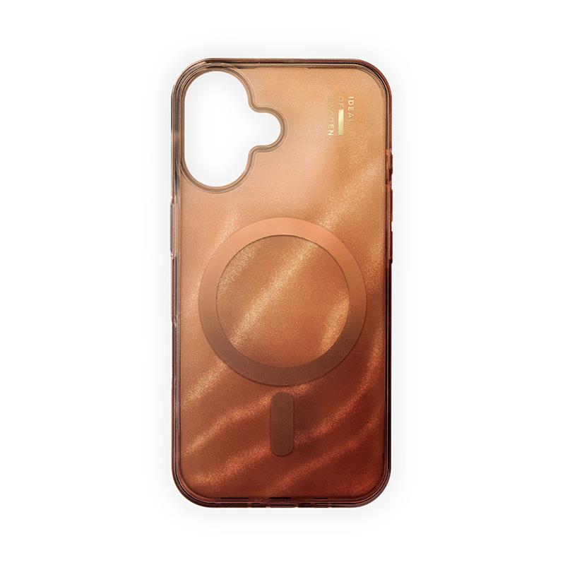 iDeal Fashion Clear Case MagSafe iPhone 16 Mocha Mousse