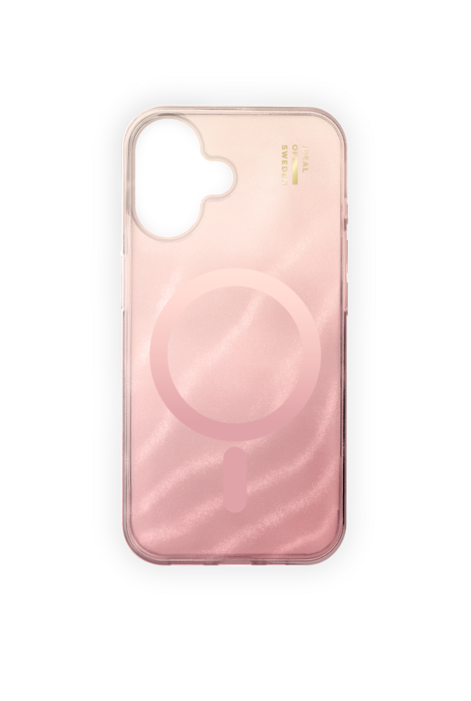 iDeal Fashion Clear Case MagSafe iPhone 16 Rose Blush