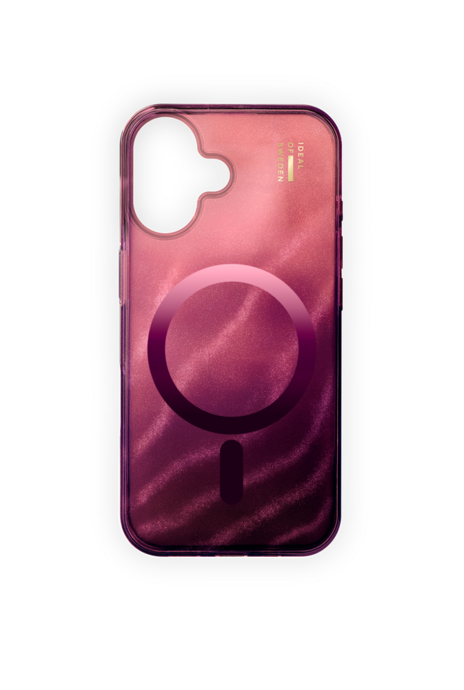 iDeal Fashion Clear Case MagSafe iPhone 16 Cherry Lacquer