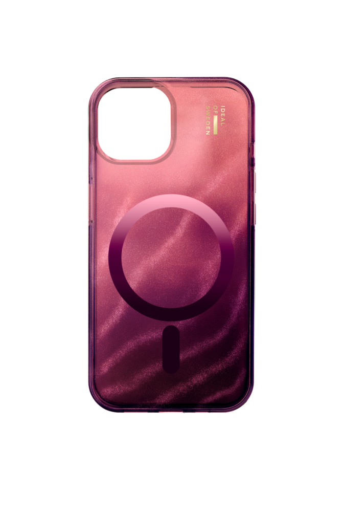 iDeal Fashion Clear Case MagSafe iPhone 13/14/15/16e/17e Cherry Lacquer