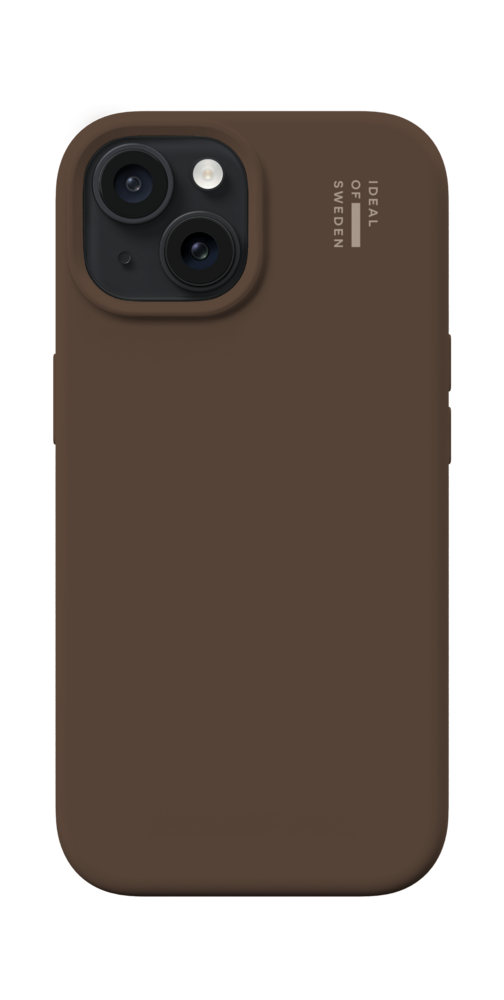 iDeal Silicone Case MagSafe iPhone 13/14/15/16e/17e Mocha Mousse