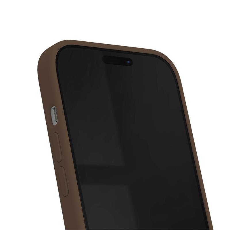 iDeal Silicone Case MagSafe iPhone 13/14/15/16e/17e Mocha Mousse