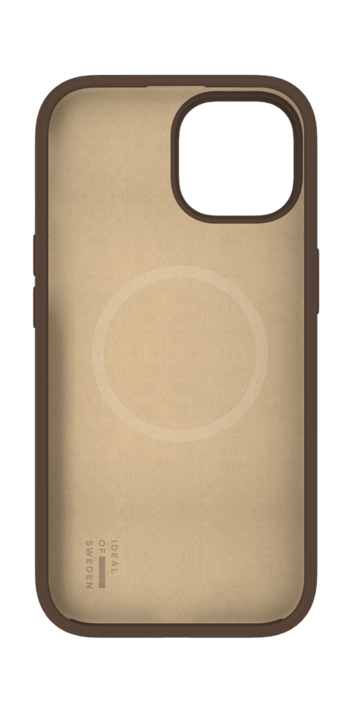 iDeal Silicone Case MagSafe iPhone 13/14/15/16e/17e Mocha Mousse