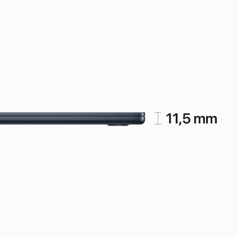 MacBook Air 15" Apple M2 8C CPU 10C GPU 8GB 256 GB polnočná SK *Použitý s DPH - Trieda B*