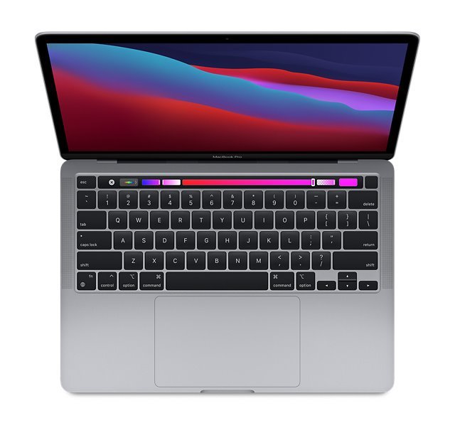 MacBook Pro 13" Apple M1 8C CPU 8C GPU 8GB 512 GB kozmická sivá SK *Použitý s DPH - Trieda B*
