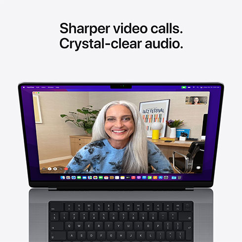 MacBook Pro 14" Apple M1 Pro 8C CPU 14C GPU 16GB 512GB kozmická sivá SK *Použitý s DPH - Trieda B*