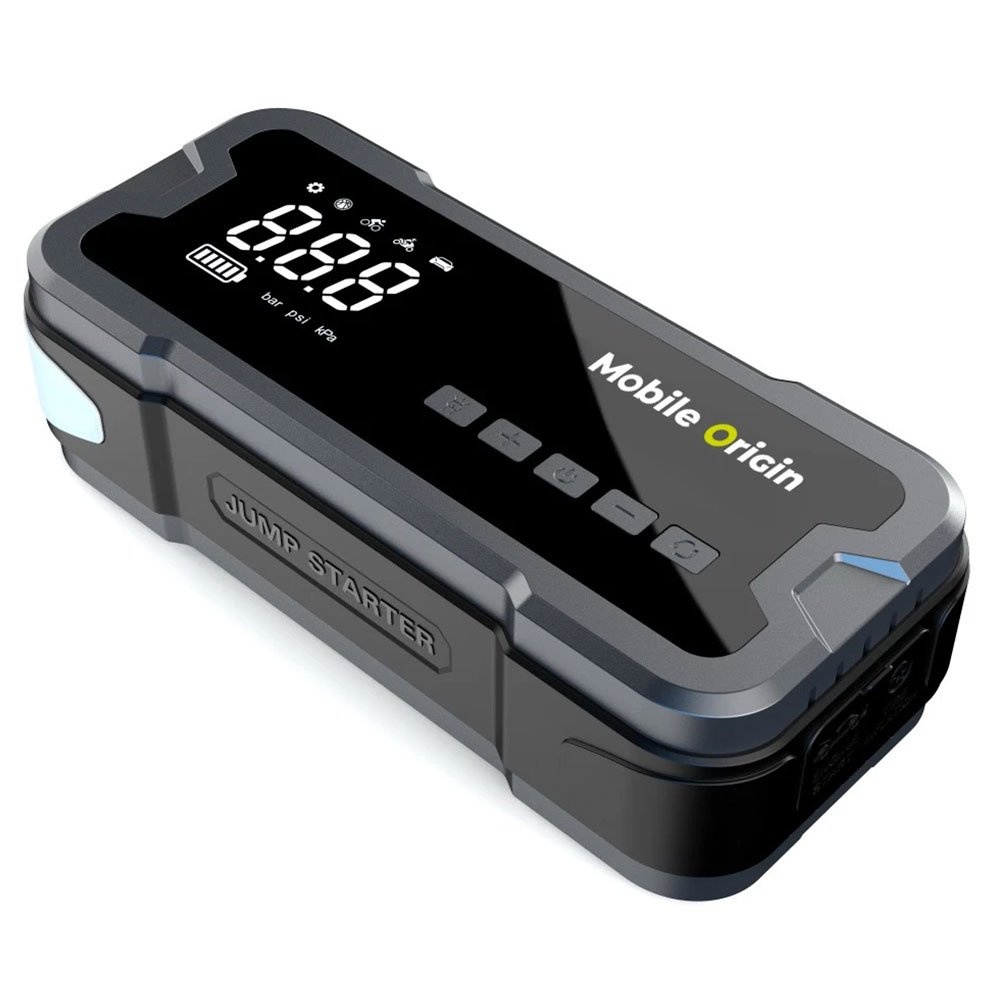 Mobile Origin Powerbank JumpStarter and Air Compressor CA01 - Black