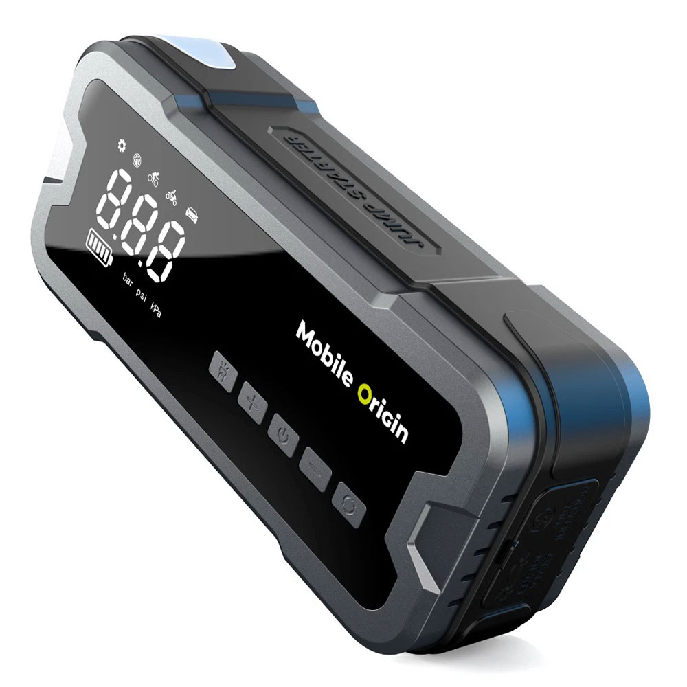 Mobile Origin Powerbank JumpStarter and Air Compressor CA01 - Black