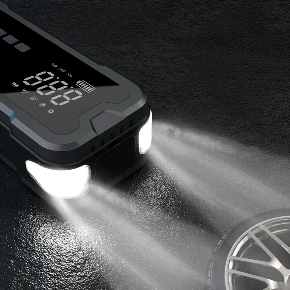 Mobile Origin Powerbank JumpStarter and Air Compressor CA01 - Black