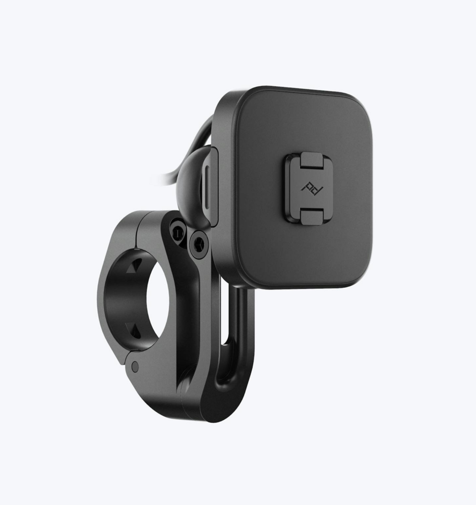 Peak Design Motorcycle Mount - Bar Mount Charging V2 - Black