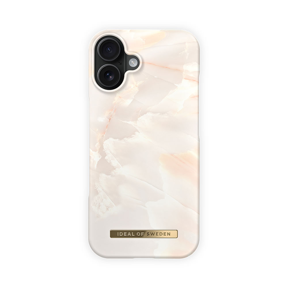 iDeal Fashion Printed Case MagSafe iPhone 17 Rose Pearl Marble
