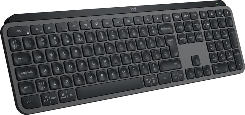 Logitech MX Keys S-bezdrátová podsvícená klávesnice-DE-grafitová