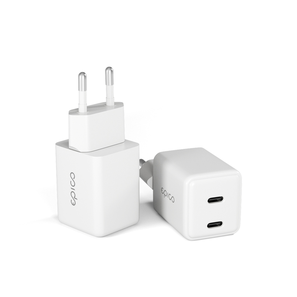 iStores by Epico Ultraboost GaN 35W síťový adaptér EA35 - bílá