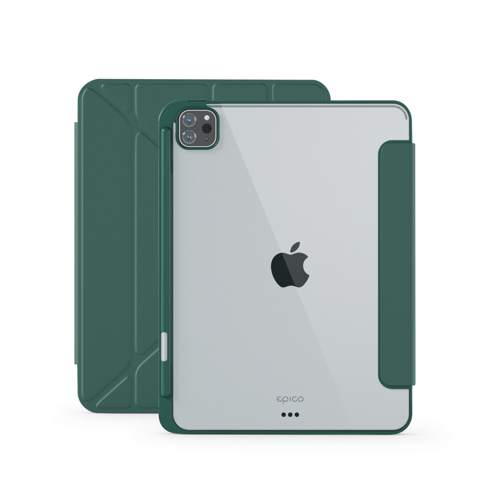 iStores by Epico Hero Flip Case pro Apple  iPad Pro 11" (2018+)/ iPad Air 10,9"/ iPad Air 11" M2/M3/M4 - zelená