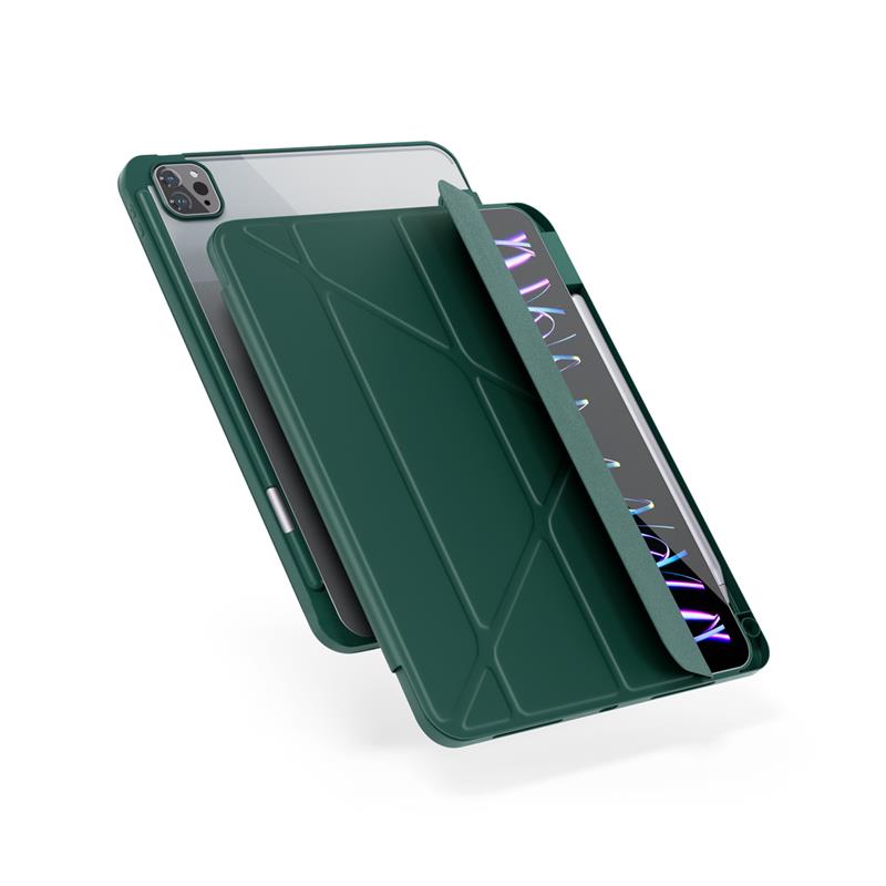 iStores by Epico Hero Flip Case pro Apple  iPad Pro 11" (2018+)/ iPad Air 10,9"/ iPad Air 11" M2/M3/M4 - zelená