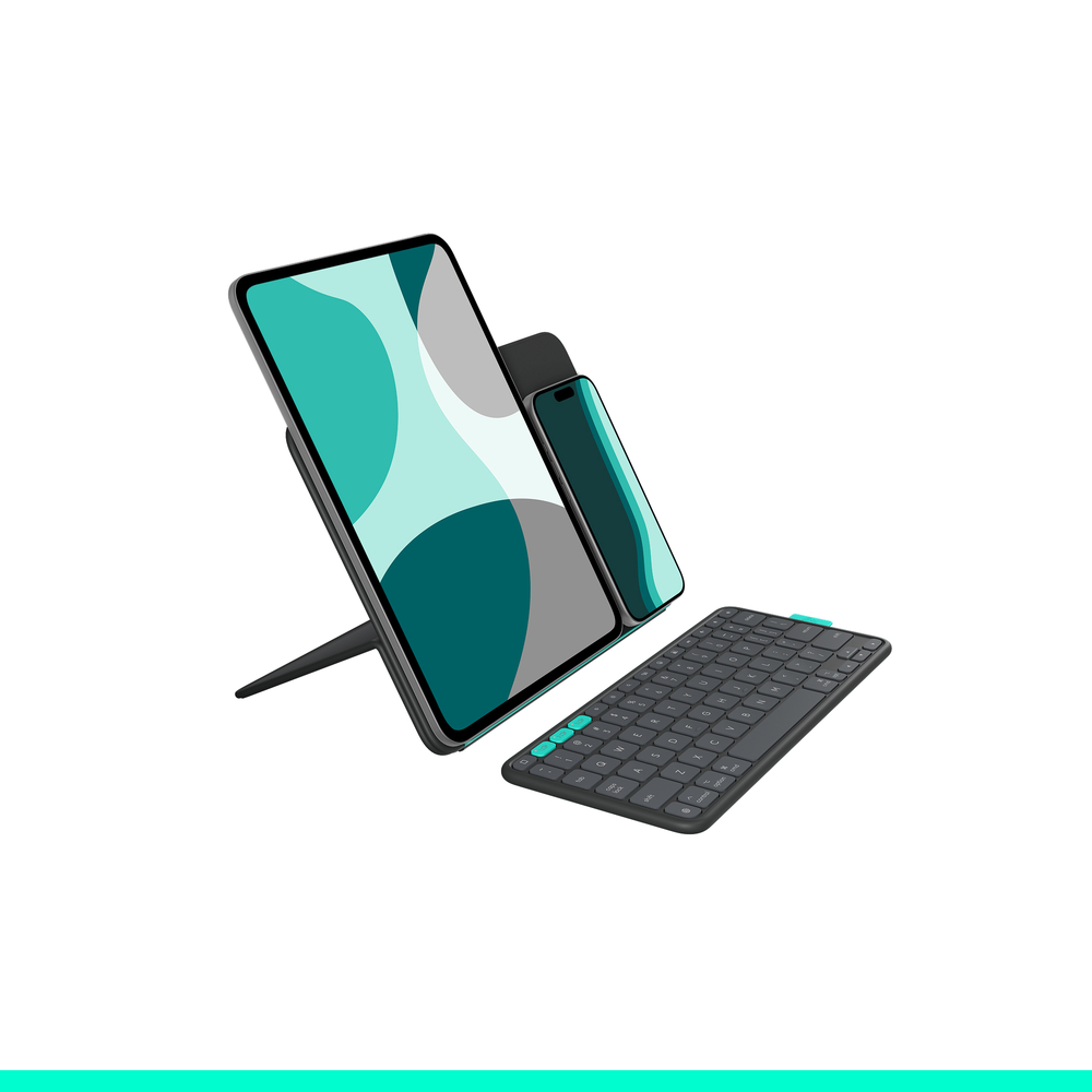 Logitech FLIP FOLIO pre iPad Pro 13"(M4), iPad Air 13"(M2+M3), US, grafitová