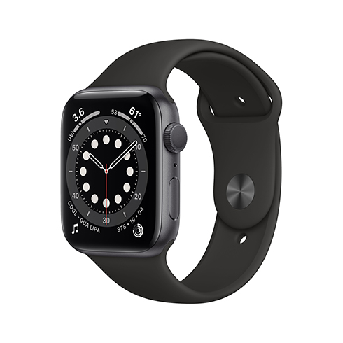 Apple Watch Series 6 GPS 44mm Vesmírně šedý hliník *Použitý s DPH – Třída C*