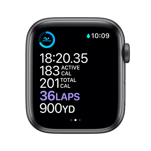 Apple Watch Series 6 GPS 44mm Vesmírně šedý hliník *Použitý s DPH – Třída C*