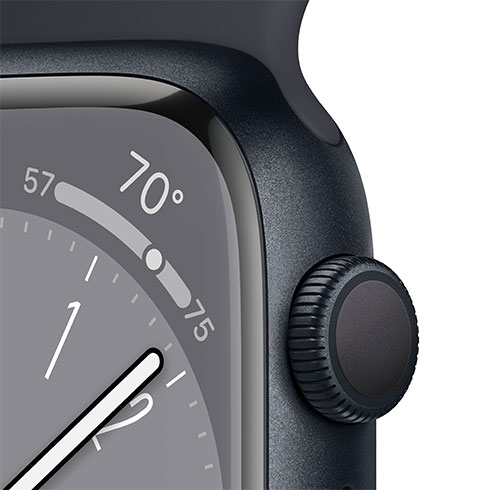 Apple Watch Series 8 GPS 45mm Temně inkoustový hliník *Použitý s DPH – Třída B*