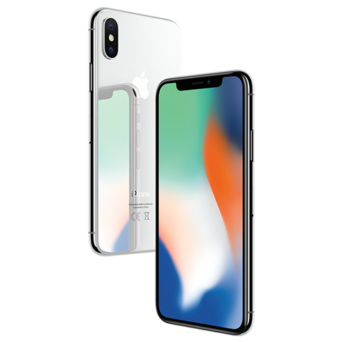 iPhone X 64 GB Stříbrný *Použitý s DPH – Třída C*