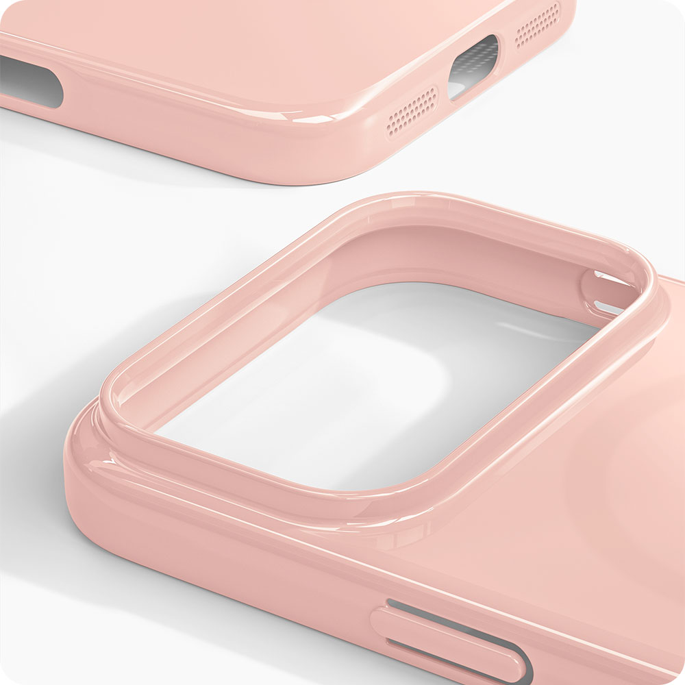 iDeal Slim Case MagSafe iPhone 17 Pro Max Glossy Blush Pink
