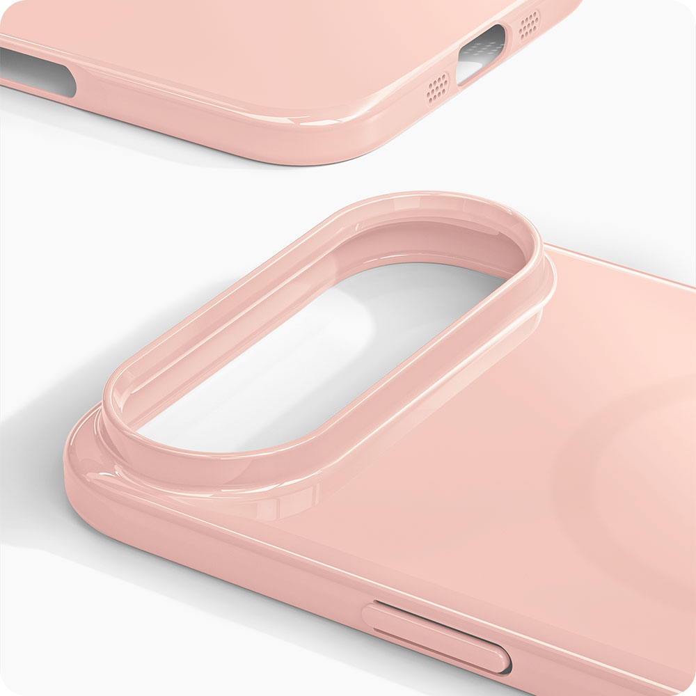 iDeal Slim Case MagSafe iPhone Air Glossy Blush Pink