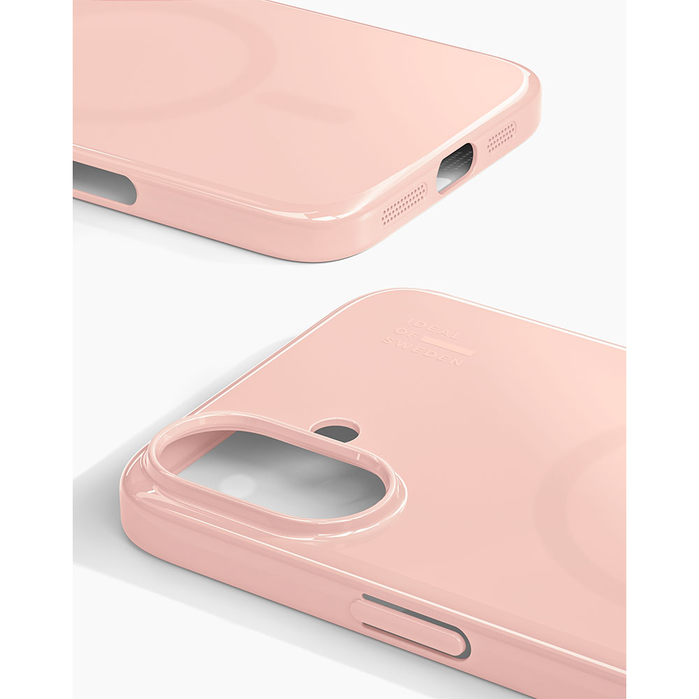 iDeal Slim Case MagSafe iPhone 17 Glossy Blush Pink