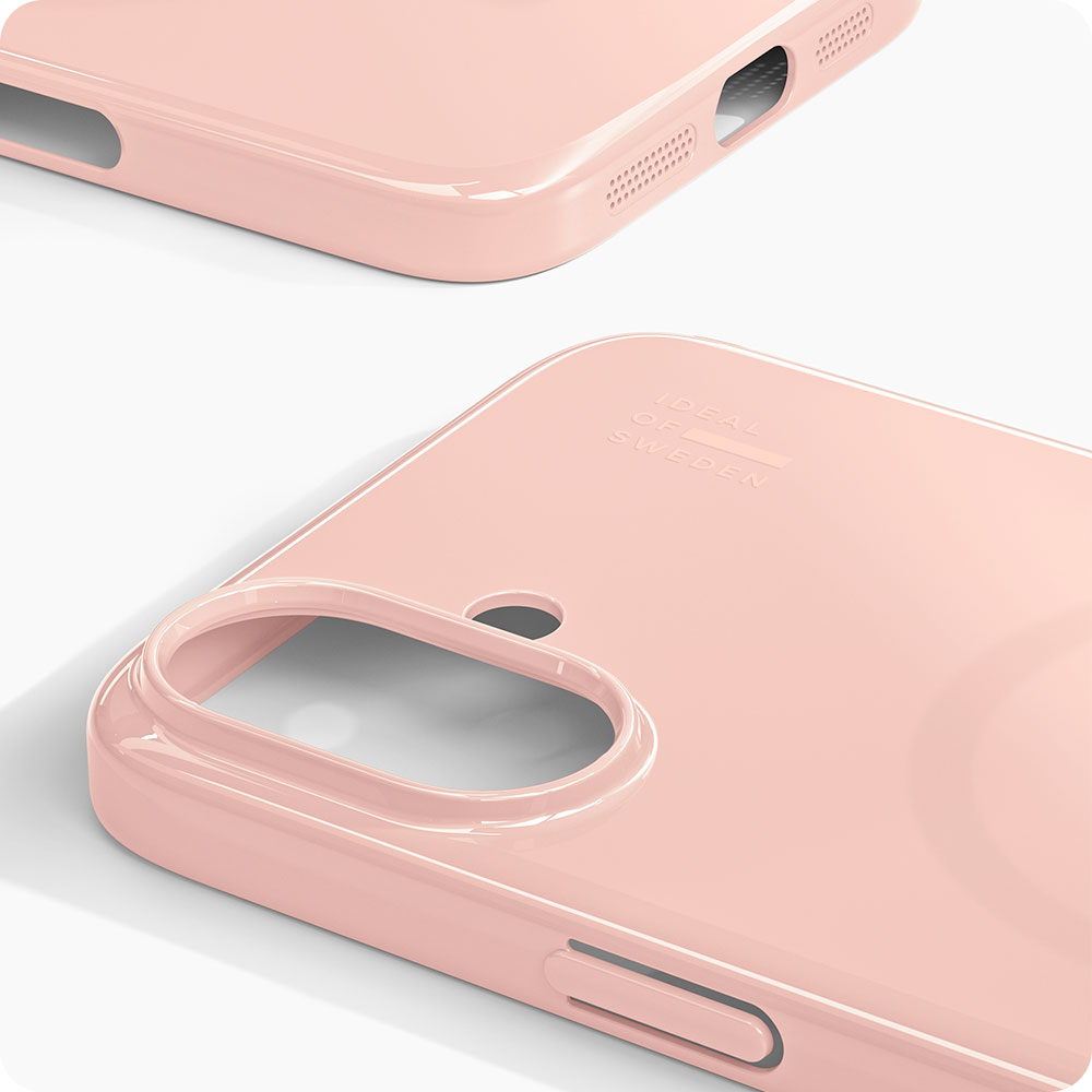 iDeal Slim Case MagSafe iPhone 17 Glossy Blush Pink