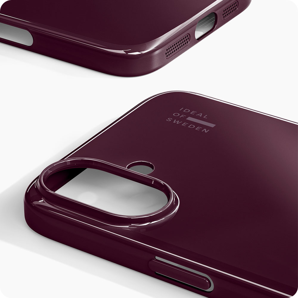 iDeal Slim Case MagSafe iPhone 17 Glossy Cherry