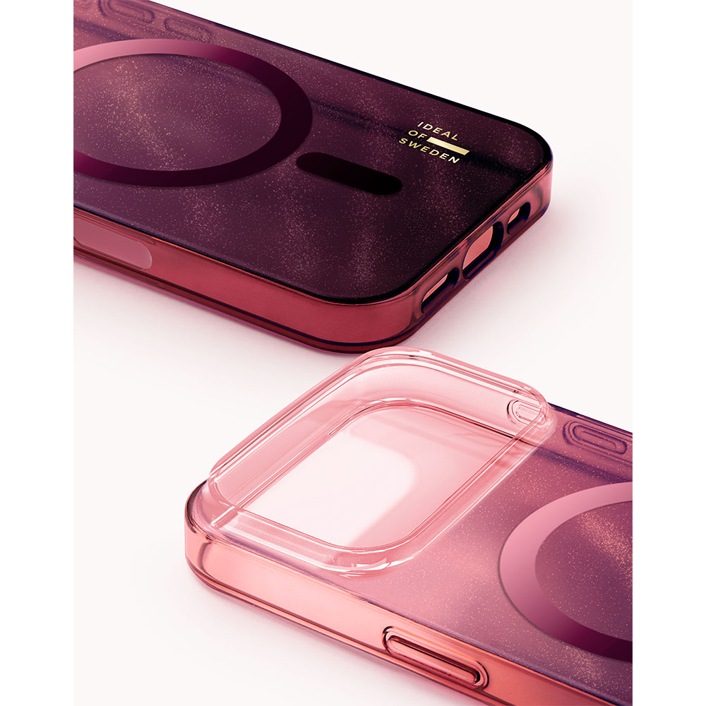 iDeal Fashion Clear Case MagSafe iPhone 17 Pro Cherry Lacquer