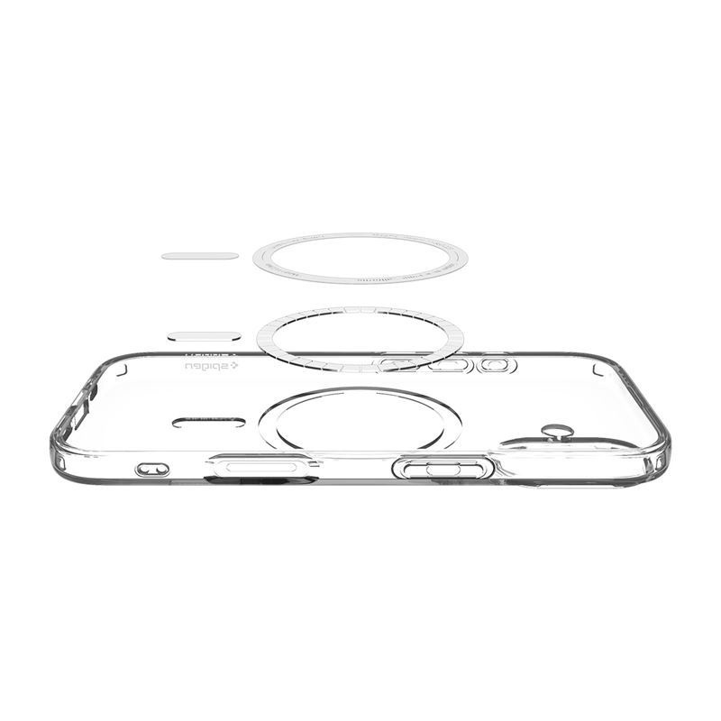 Spigen kryt Liquid Crystal Magsafe pre iPhone 17 - Clear White