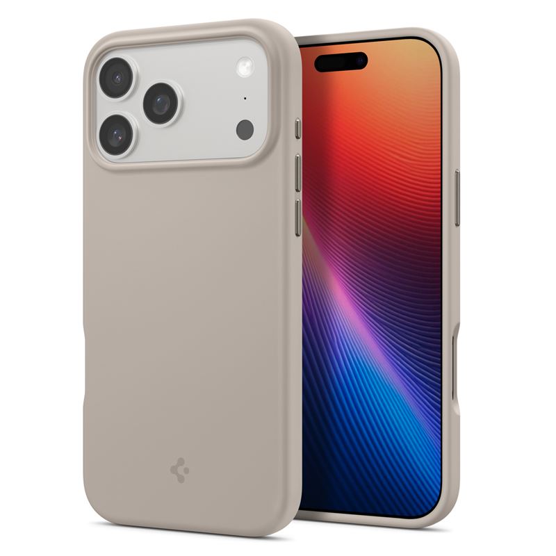 Spigen kryt Silicone Fit Magsafe pre iPhone 17 Pro Max - Stone