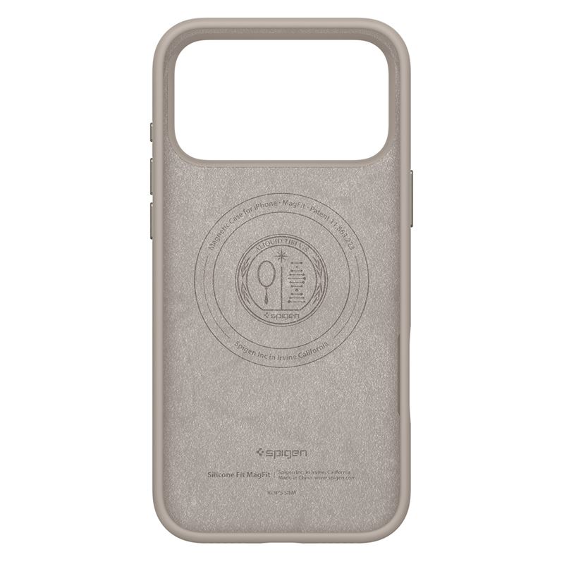 Spigen kryt Silicone Fit Magsafe pre iPhone 17 Pro Max - Stone