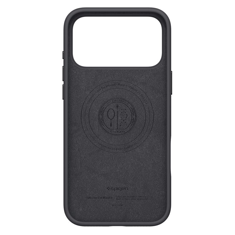 Spigen kryt Silicone Fit Magsafe pre iPhone 17 Pro - Black