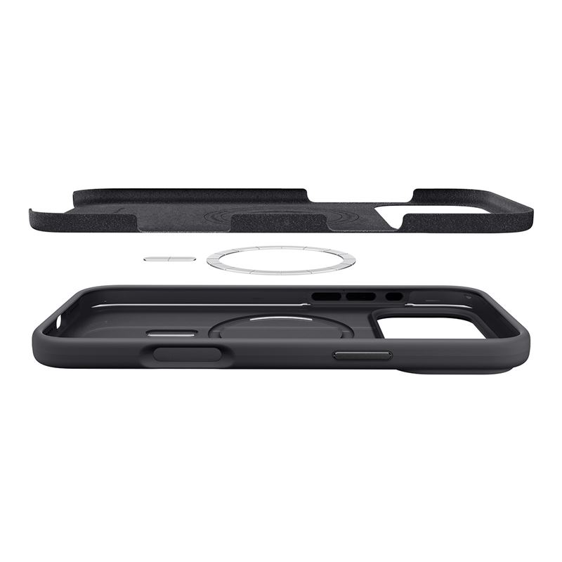 Spigen kryt Silicone Fit Magsafe pre iPhone 17 Pro Max - Black