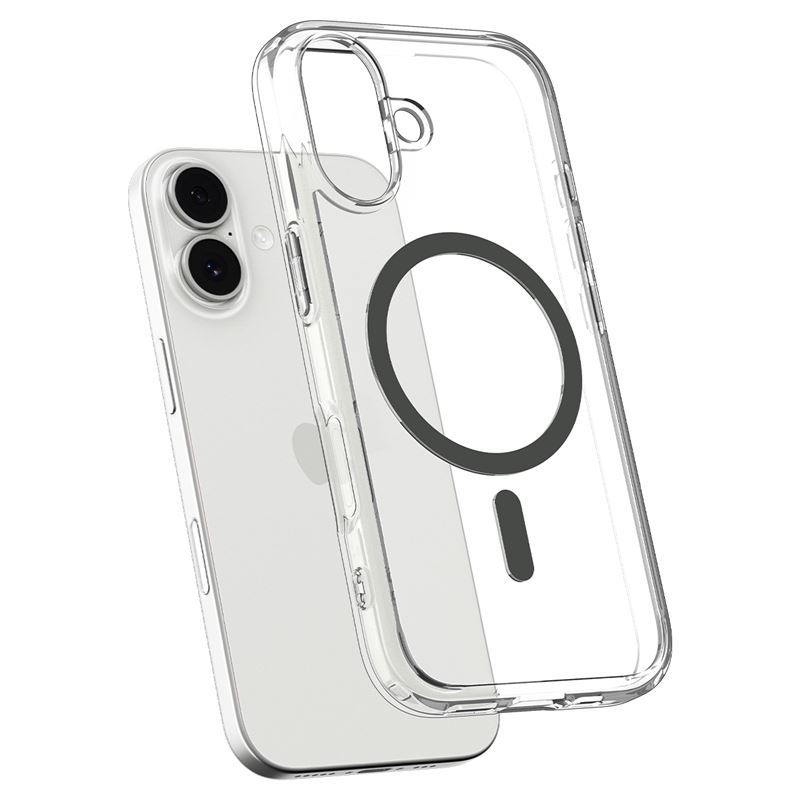 Spigen kryt Ultra Hybrid Magsafe pre iPhone 17 - Clear Graphite
