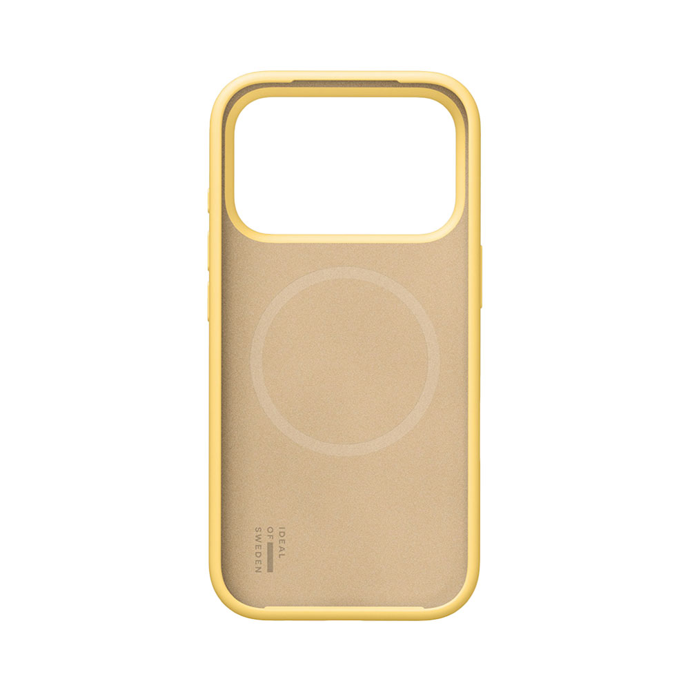 iDeal Silicone Case MagSafe iPhone 17 Pro Soft Lemon