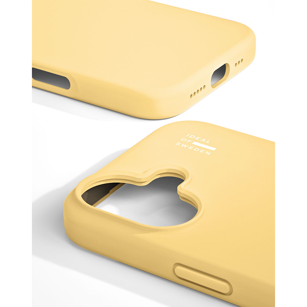 iDeal Silicone Case MagSafe iPhone 17 Soft Lemon