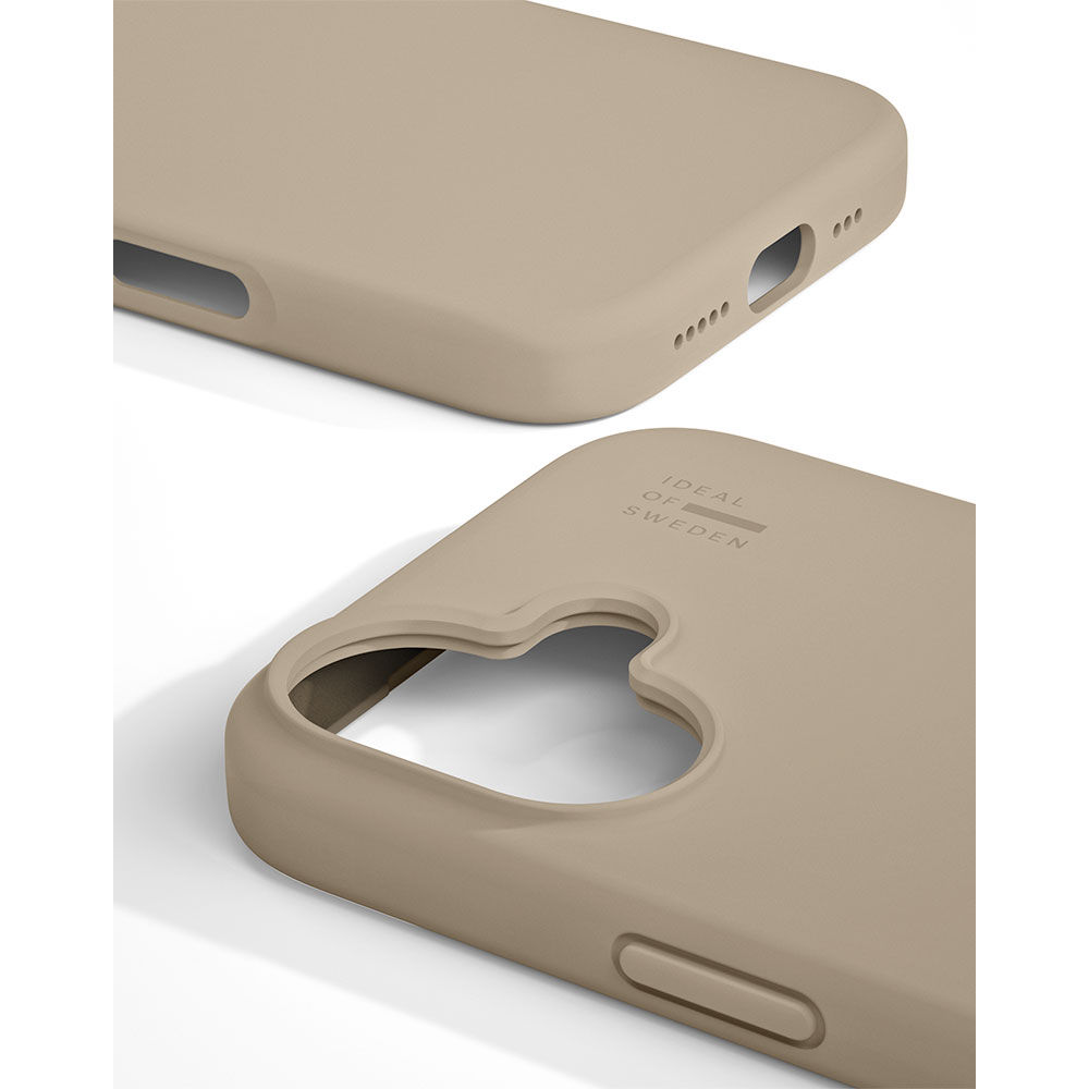 iDeal Silicone Case MagSafe iPhone 17 Beige