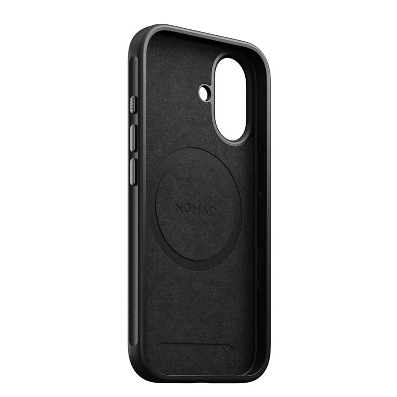 Nomad kryt Modern Leather Case Magsafe pre iPhone 17 - Black