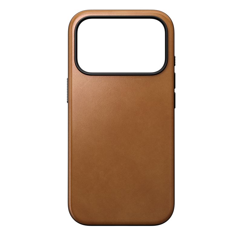 Nomad kryt Modern Leather Case Magsafe pre iPhone 17 Pro - English Tan