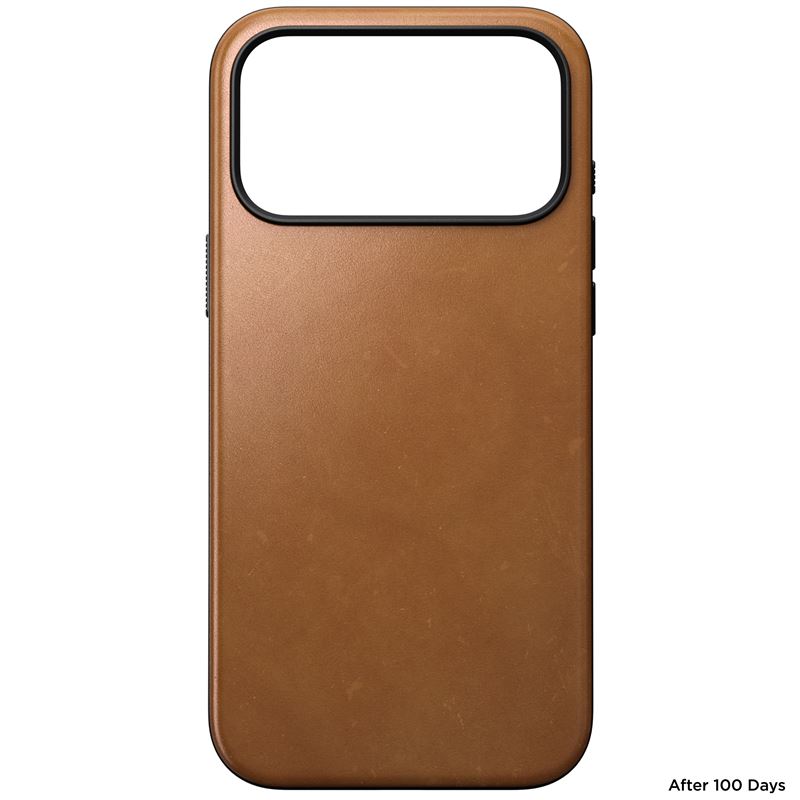 Nomad kryt Modern Leather Case Magsafe pre iPhone 17 Pro Max - English Tan