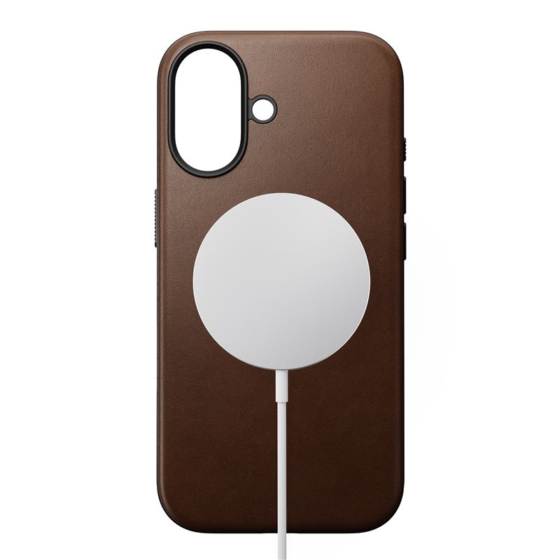 Nomad kryt Modern Leather Case Magsafe pre iPhone 17 - Brown