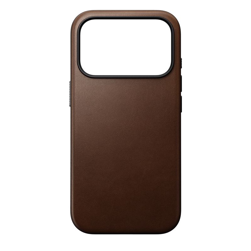 Nomad kryt Modern Leather Case Magsafe pre iPhone 17 Pro - Brown