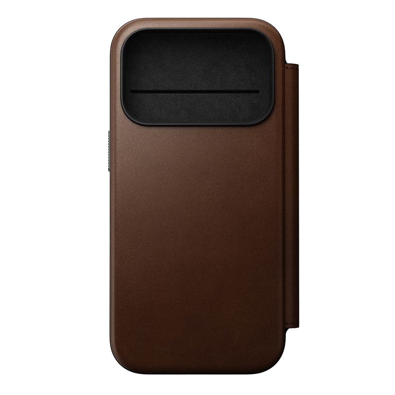 Nomad puzdro Modern Leather Folio Magsafe pre iPhone 17 Pro - Brown