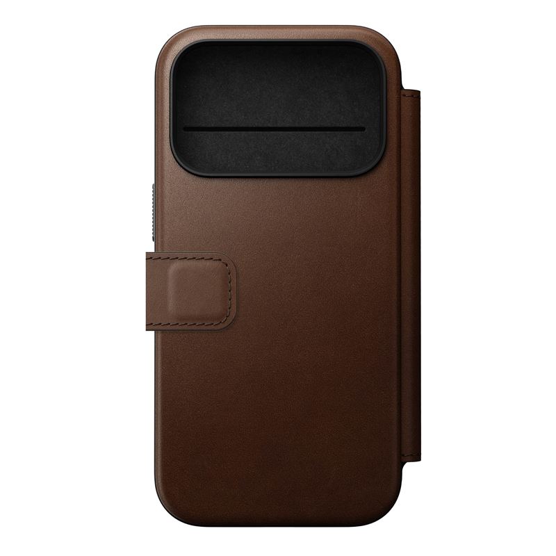 Nomad puzdro Modern Leather Folio Magsafe pre iPhone 17 Pro - Brown