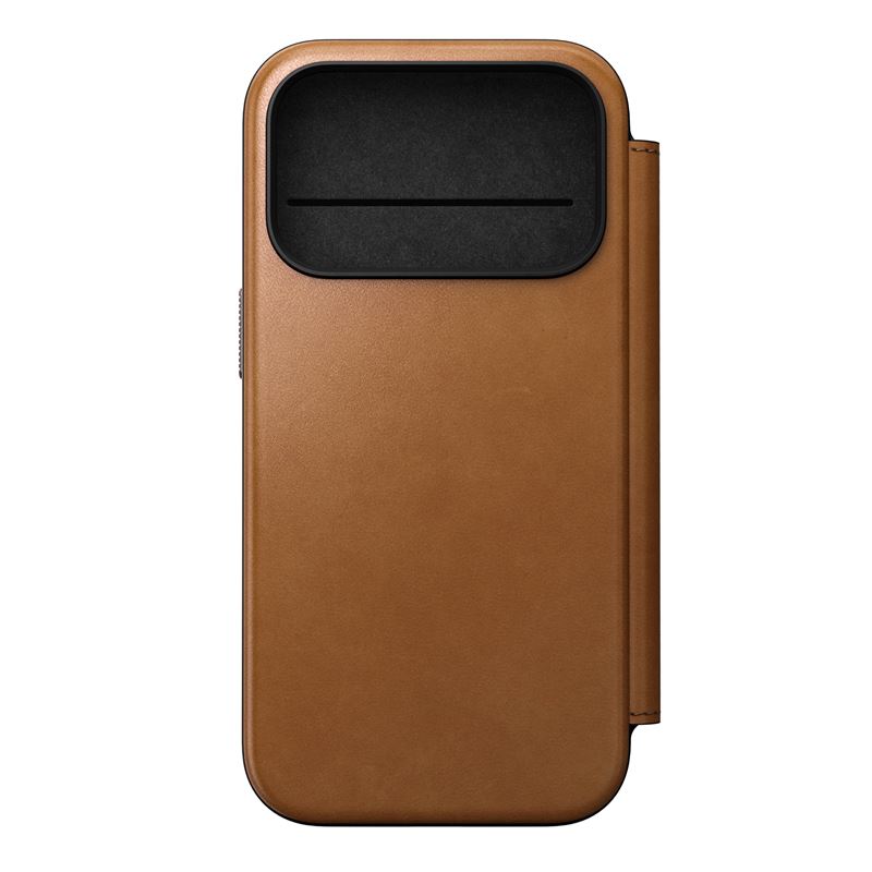 Nomad pouzdro Modern Leather Folio Magsafe pro iPhone 17 Pro - English Tan