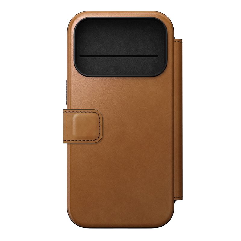 Nomad pouzdro Modern Leather Folio Magsafe pro iPhone 17 Pro - English Tan